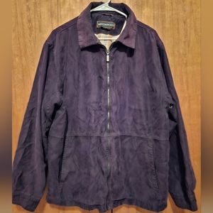 Weathercast coat large faux leather vintage